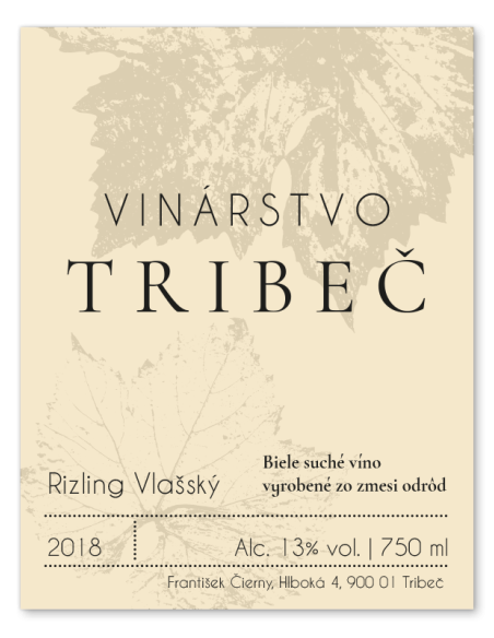 100 ks etikety na biele víno 009