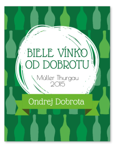 100 ks etikety na biele víno 013