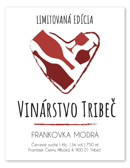 100 ks etikety na červené víno 012